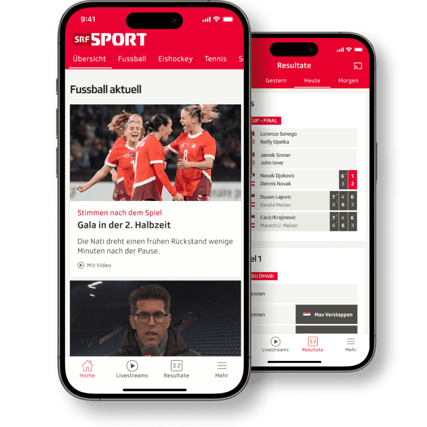 Mobile Geräte mit Sport-App