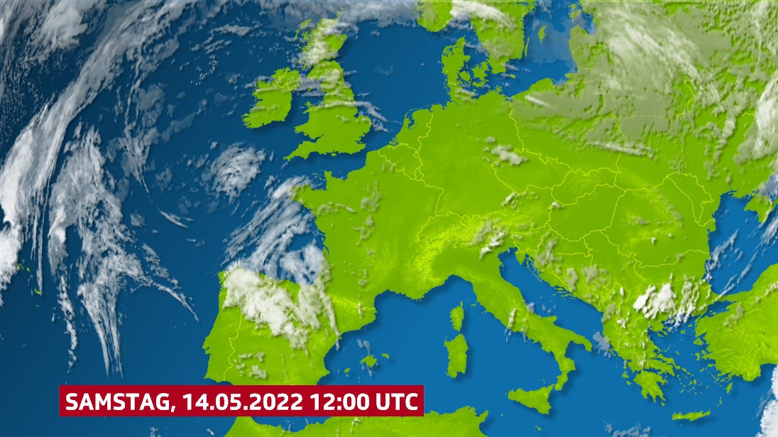 Satellitenbild vom Mittag.