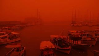 Schwere Unwetter – Starke Regenfälle und Saharastaub setzen Griechenland zu