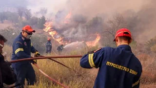 Griechenland – Waldbrand auf Euböa zwingt Menschen zur Flucht
