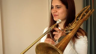 Posaunen-Challenge – Diese junge Musikerin lernte ein neues Instrument – in Windeseile
