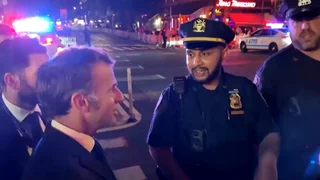 Der Manhattan-Walk – Macron musste in New York zu Fuss gehen – wegen Trump