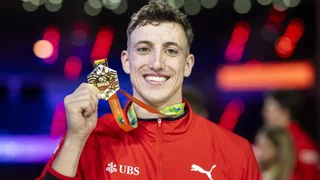 Am Sonntag, 18 Uhr, SRF zwei – Weltmeister und Weltrekordhalter Simon Ehammer im «Sportpanorama»