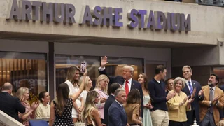 Viele Zuschauer kommen zu spät – Trump zu Besuch: US-Open-Final verspätet gestartet