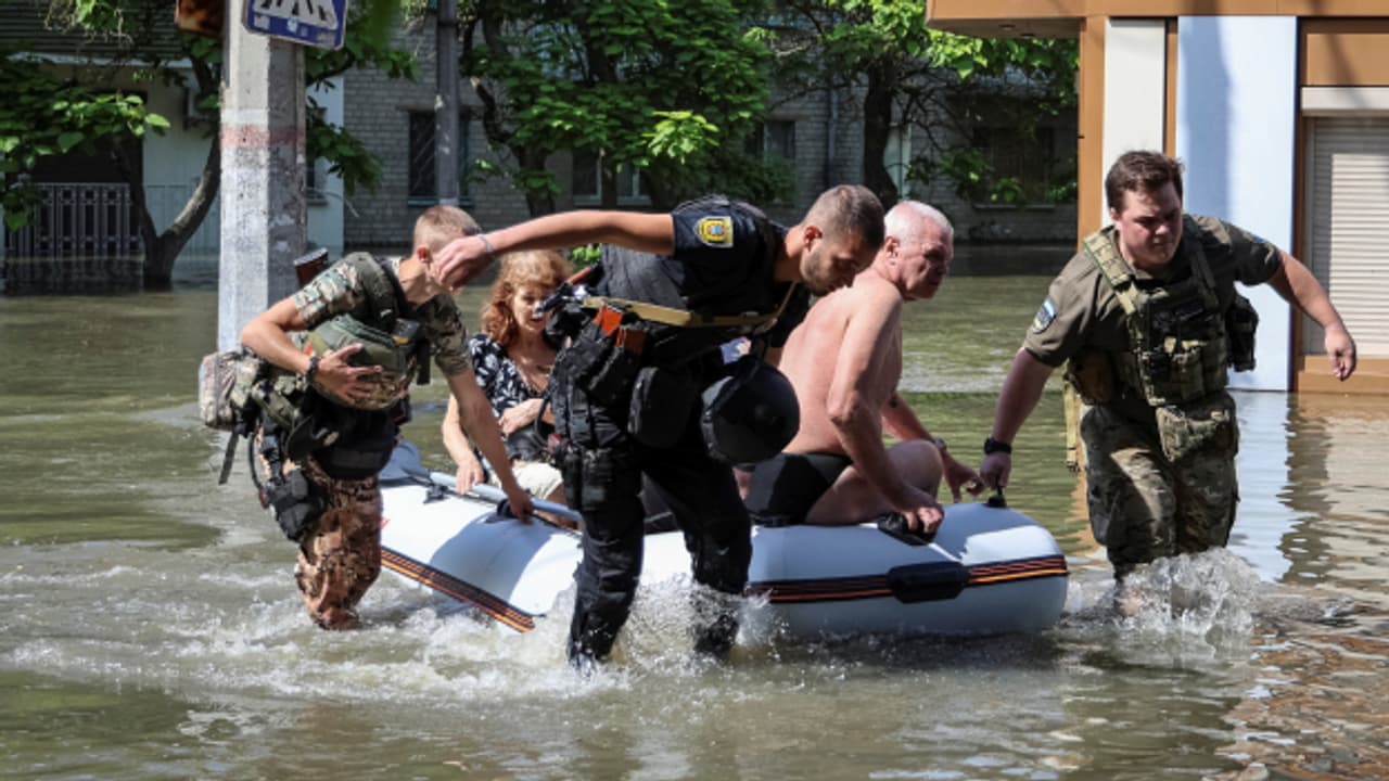 Dammbruch Ukraine: Gesamtes Ausmass der Zerstörung ungewiss - Echo der ...