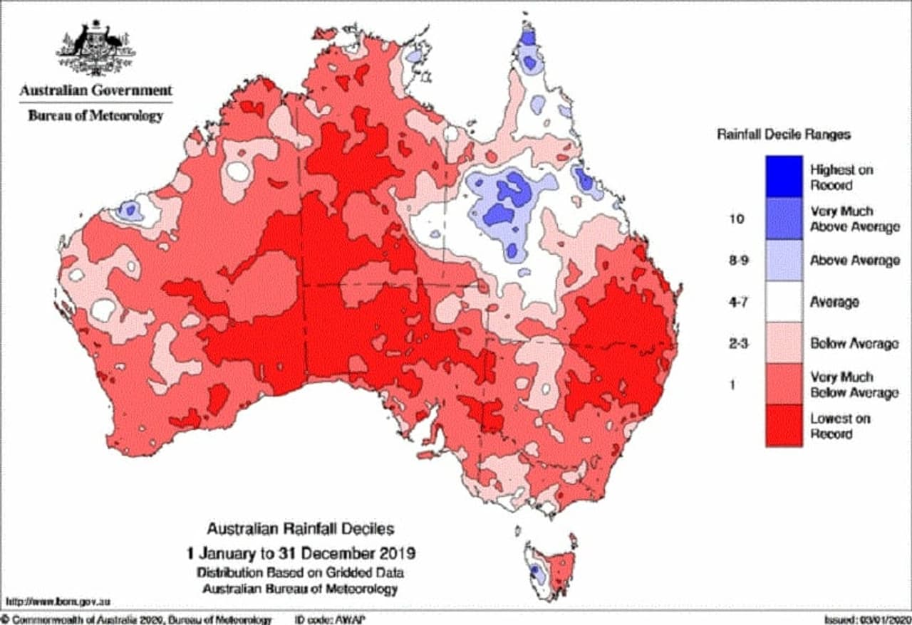 Klimatologie Wärmstes und trockenstes Jahr in Australien Meteo SRF