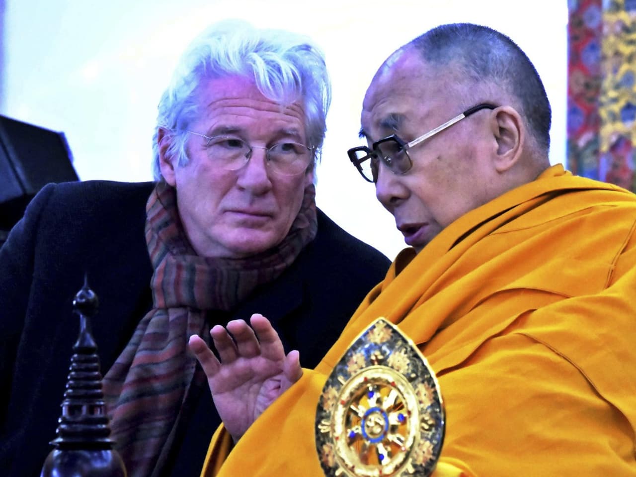 Richard Gere und der Dalai Lama Eine Freundschaft, die verbindet
