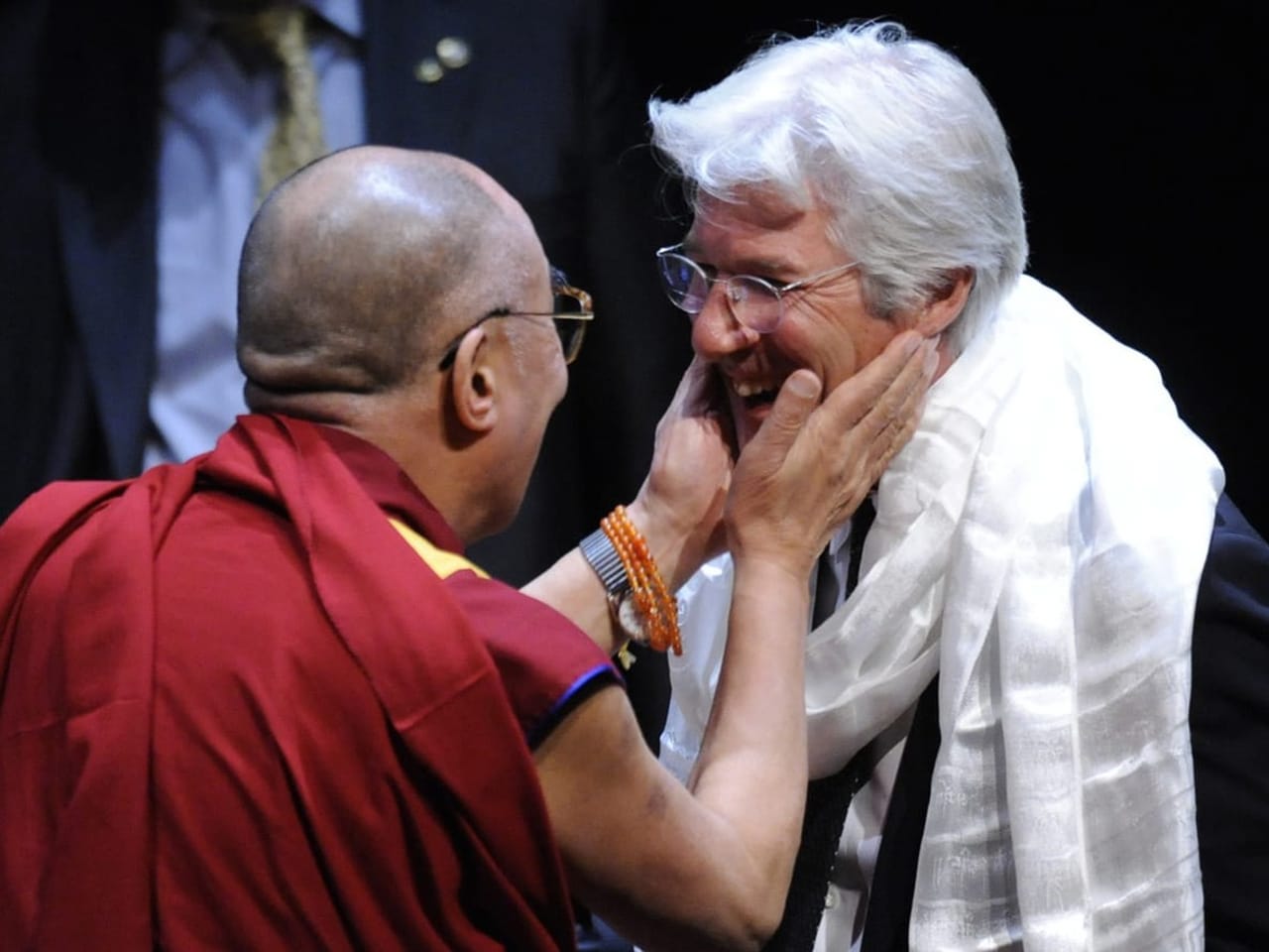 Richard Gere und der Dalai Lama Eine Freundschaft, die verbindet