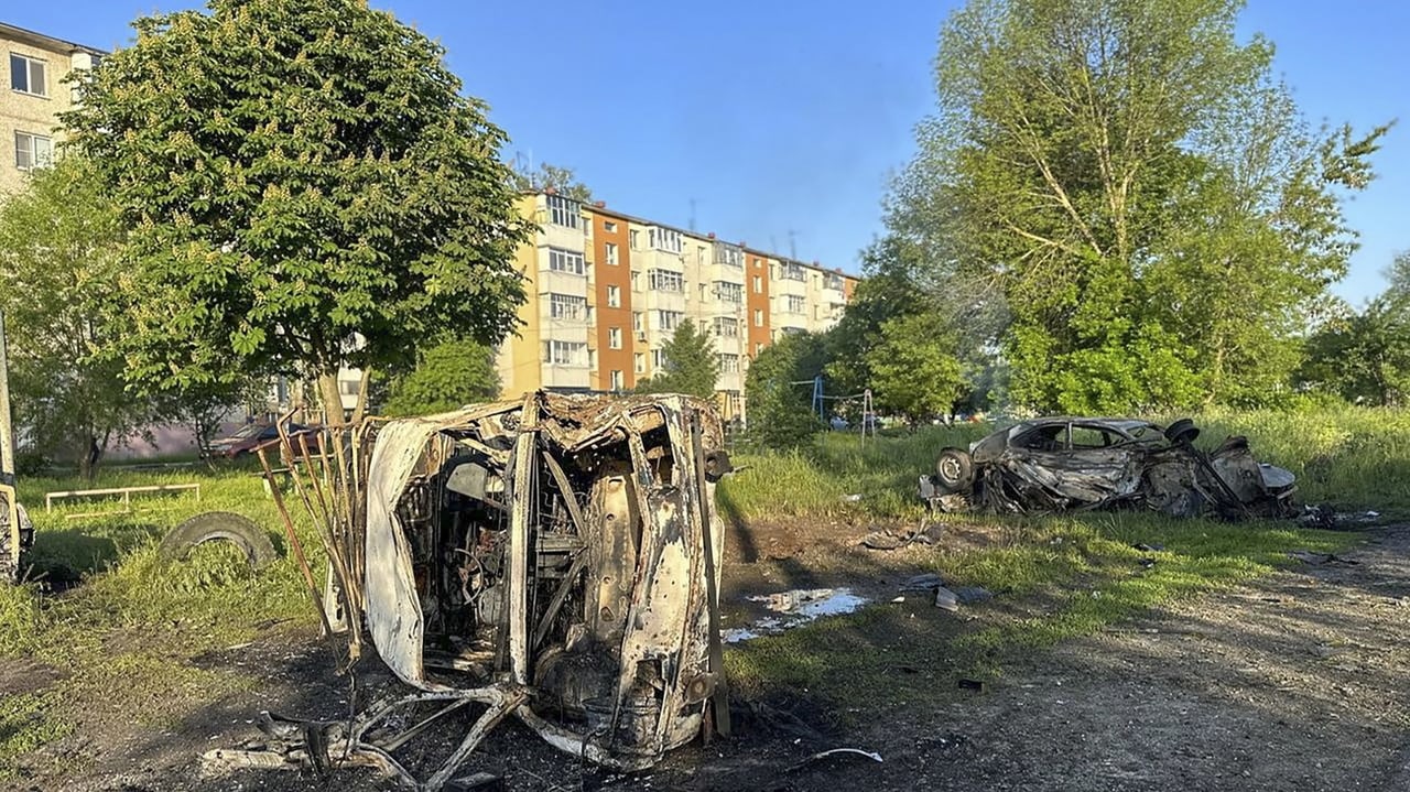 Ukrainischrussische Grenze In Schebekino kämpfen Russen gegen Russen