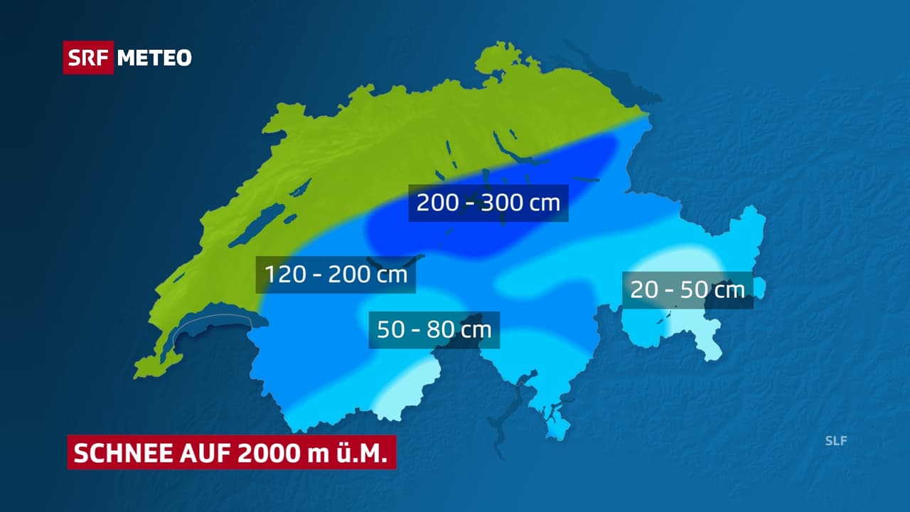 Schneehöhe - Bleibt der Schnee in den Bergen? - Meteo - SRF
