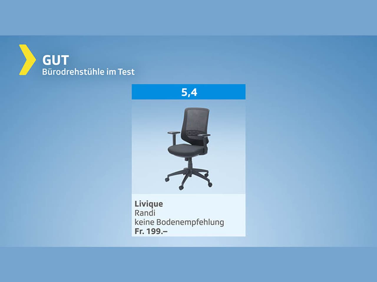 Die richtige Haltung - Bürostühle im Test: Der Richtige fürs Homeoffice