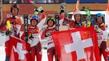 Gold im Team-Event: Die Schweizer Alpinen sind nicht zu bremsen (Artikel enthält Video)