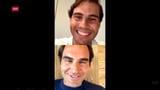 Federer blödelt: «Dann kannst du nicht mehr Tennis spielen!» (Artikel enthält Video)