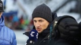 Ski fliegt knapp an TV-Experte Schmitt vorbei (Artikel enthält Video)