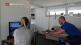 So hält sich das Schweizer Snowboard-Paar per Livestream fit (Artikel enthält Video)