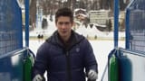 Skikjöring: Skirennen auf der Pferderennbahn (Artikel enthält Video)