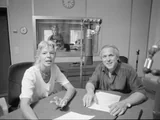 Birgit Steinegger et WAM en studio d'enregistrement en 1994.