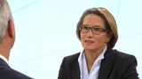 Video «ECO – Das Wirtschaftsmagazin: Im Studio Andréa Maechler | US-Parlamentssitze | Europa-Serie (2)» abspielen