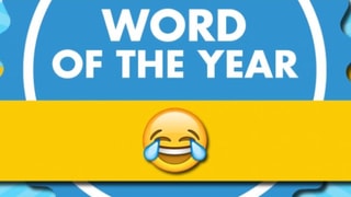 Screenshot: «Word of the year» und das Emoji. Screenshot: «Word of the year» und das Emoji.