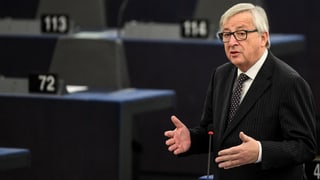 Jean-Claude Juncker spricht im EU-Parlament in Strasburg Jean-Claude Juncker spricht im EU-Parlament in Strasburg