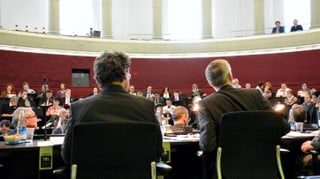 Debatte im Luzerner Kantonsparlament im Jahr 2014.