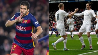Barça-Stürmer Luis Suarez und Gareth Bale