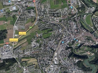 Ein Luftbild von Freiburg.