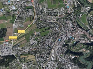 Ein Luftbild von Freiburg.