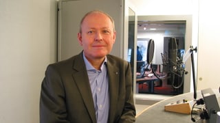 Josef Widmer im Studio Luzern