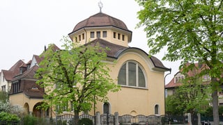 Die Synagoge in Baden. Die Synagoge in Baden.