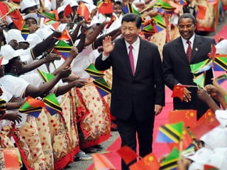 Xi in Tansania.