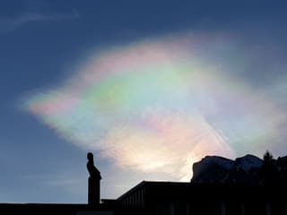 Farbige Wolken