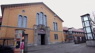 Der Eingang des Theaterhauses Gessnerallee.