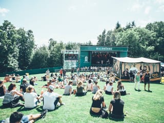 Die neue Waldbühne. Vorbei ists mit dem Steilhang.