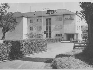 Das Radiostudio Zürich im Jahr 1938.