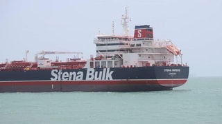 Die «Stena Impero» auf See. Die «Stena Impero» auf See.