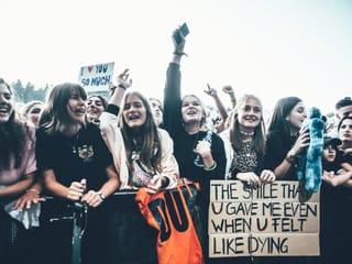 Girls in der ersten Reihe