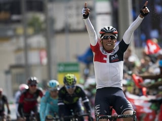 Der Kolumbianer Jarlinson Pantano, hier bei der 9. TdS-Etappe 2016.