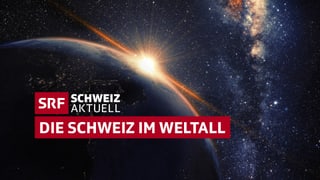 Weltkugel - Sicht vom Universum aus mit Logo