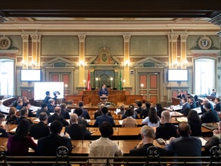 Foto von Saal.