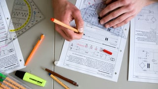 Schüler in einer Berufsschule (Archivbild)