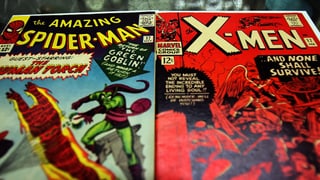 X-Men und Spiderman Comicheft.