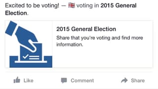 Voter-Button Facebook