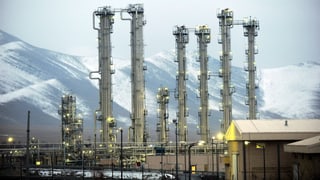 Schwerwasserfabrik der Stadt Arak im Iran
