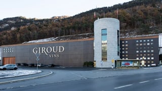 Der Firmenkomplex der Weinhandlung Giroud im Wallis.