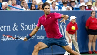 Roger Federer steht im Final von Cincinnati.