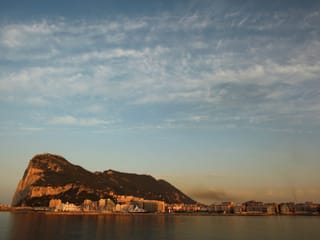 Der Felsen von Gibraltar.
