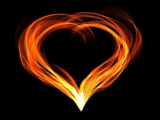 Dein Herz aus feurigen Flammen. Dein Herz aus feurigen Flammen.