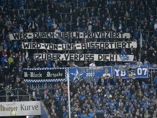 Botschaft der Hoffenheim-Fans.