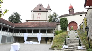 Innenhof Schloss Liebegg in Gränichen AG